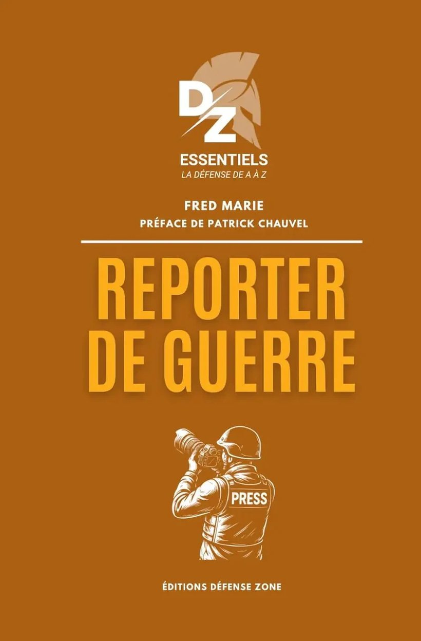 Couverture du livre « Reporter de guerre » de Fred Marie